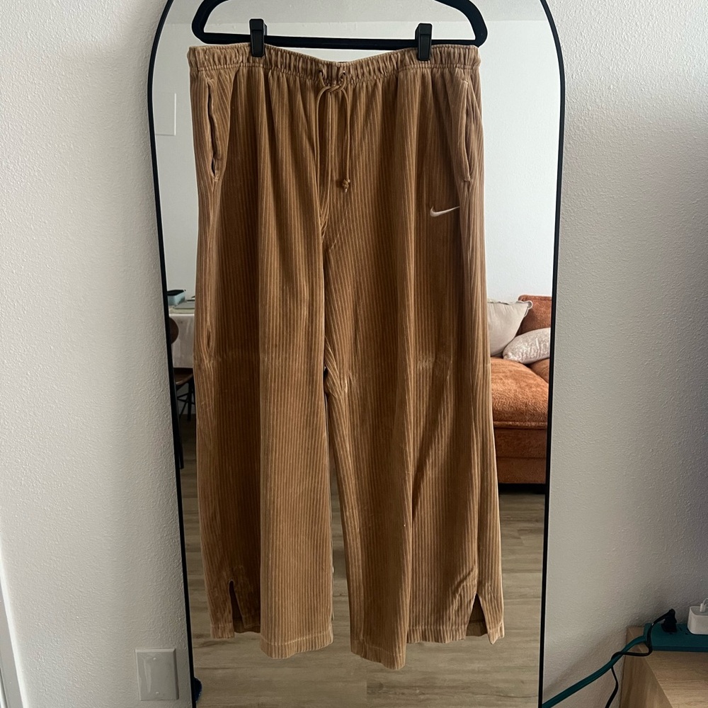 Nike Women's Sportswear Velour Wide-leg Pants - XL